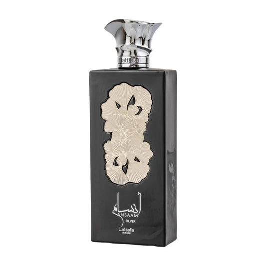 Lattafa Pride Ansaam Silver Eau De Parfum 100ml Long Lasting Unisex Perfume
