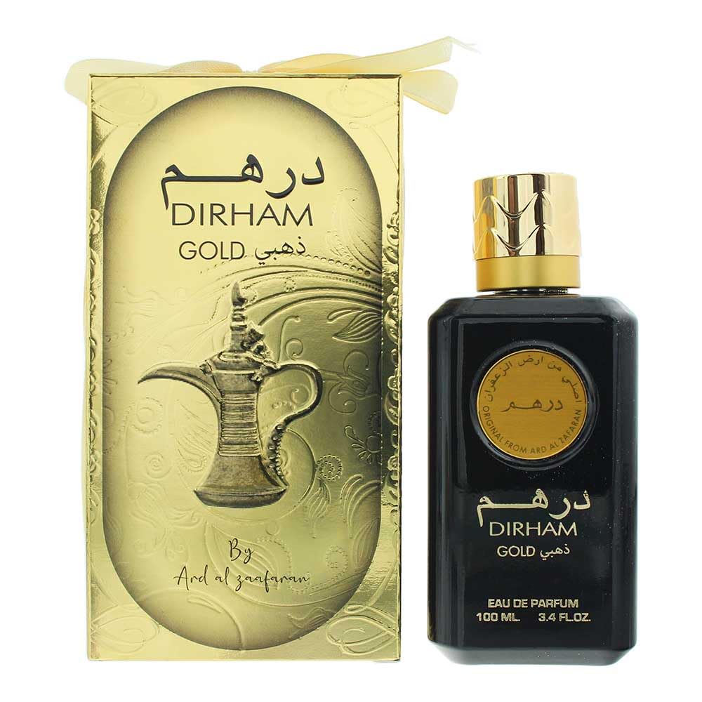 Ard Al Zaafaran Dirham Gold Eau De Parfum 100ml Long Lasting Unisex Perfume