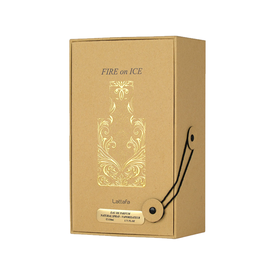 Lattafa Fire On Ice Eau De Parfum 100ml Long Lasting Unisex Perfume