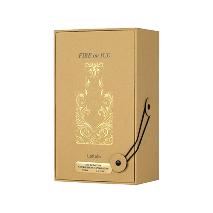 Lattafa Fire On Ice Eau De Parfum 100ml Long Lasting Unisex Perfume