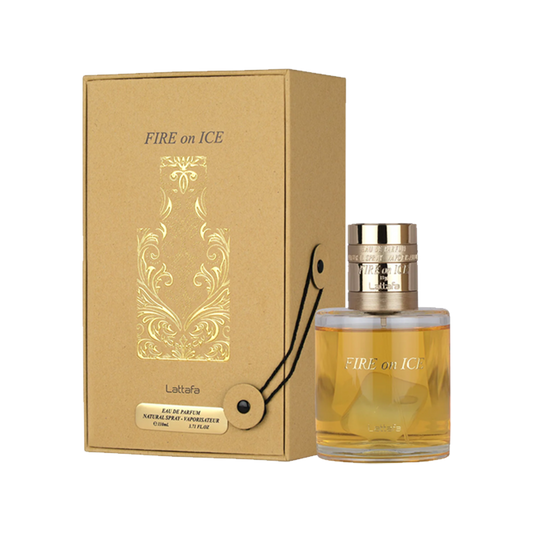 Lattafa Fire On Ice Eau De Parfum 100ml Long Lasting Unisex Perfume