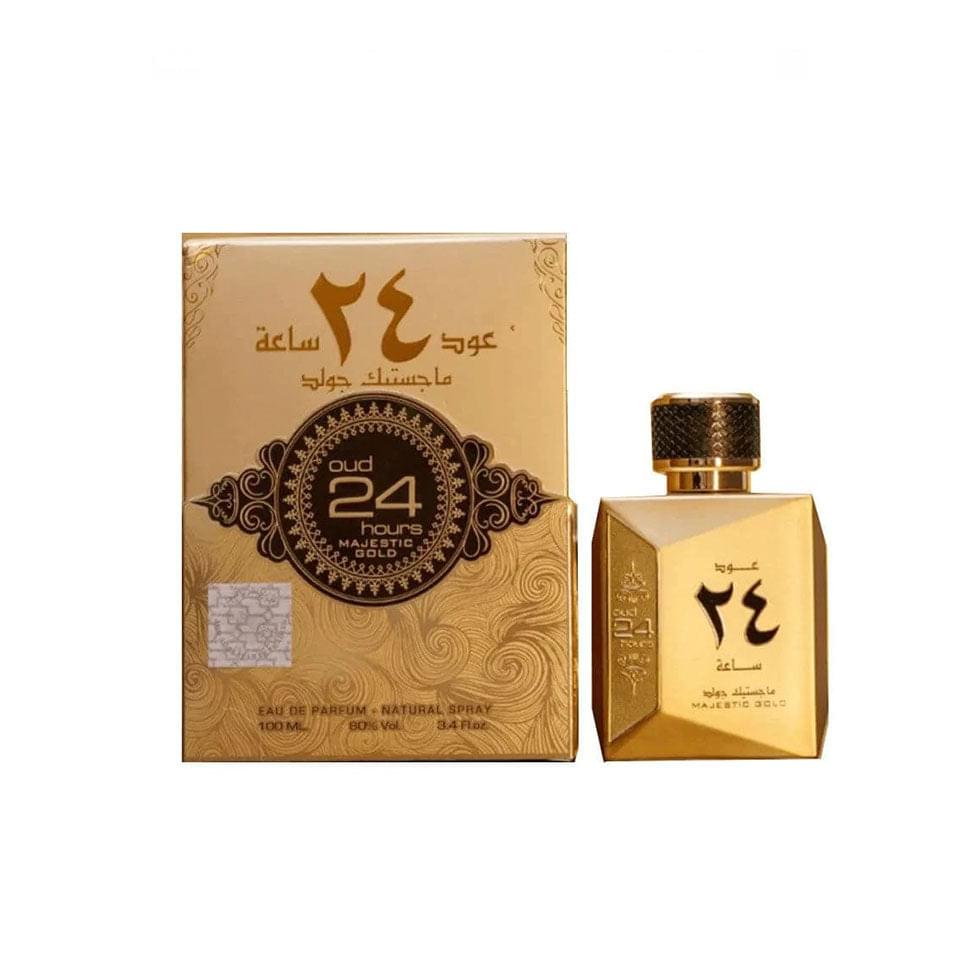 Ard Al Zaafaran Oud 24 Hours Majestic Gold Eau De Parfum 100ml Long Lasting Unisex Perfume