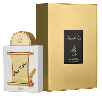 Lattafa Pride Peace & Love Eau De Parfum 100ml Long Lasting Unisex Perfume