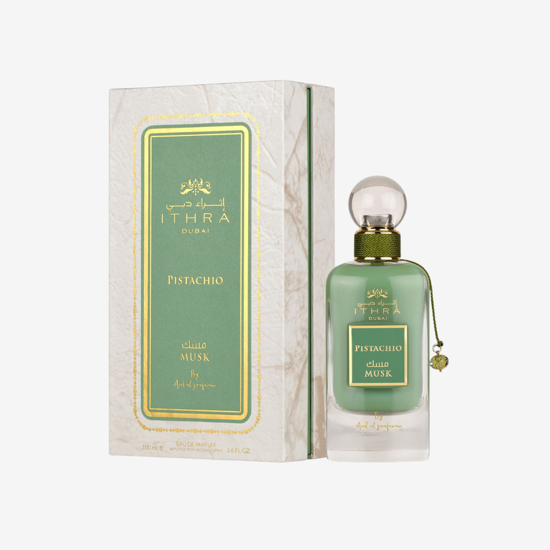 Ard Al Zaafaran Ithra Dubai Pistachio Musk Eau De Parfum 100ml Long Lasting Unisex Perfume