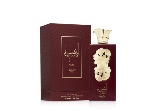 Lattafa Pride Ansaam Gold Eau De Parfum 100ml Long Lasting Perfume for Women
