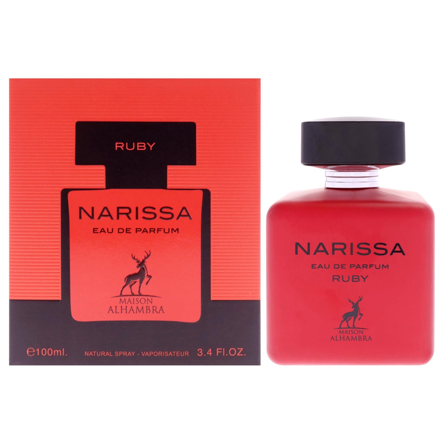 Maison Alhambra Narissa Ruby Eau De Parfum 100ml Long Lasting Perfume for Women